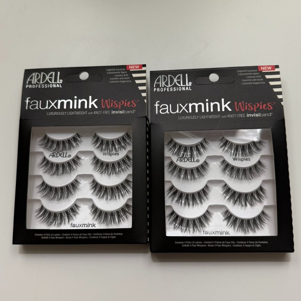 twin pack ardell faux mink wispies
